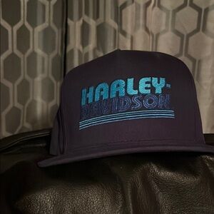 Harley-Davidson Black Cap with Blue Logo